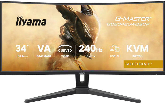 iiyama G-Master GCB3486WQSCP-B1 34" 240Hz UWQHD Gaming Monitor Gaming Monitor iiyama