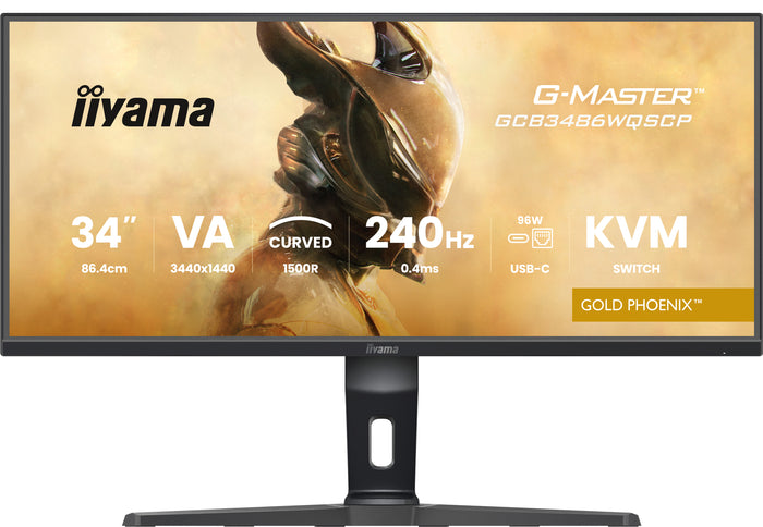 iiyama G-Master GCB3486WQSCP-B1 34" 240Hz UWQHD Gaming Monitor Gaming Monitor iiyama