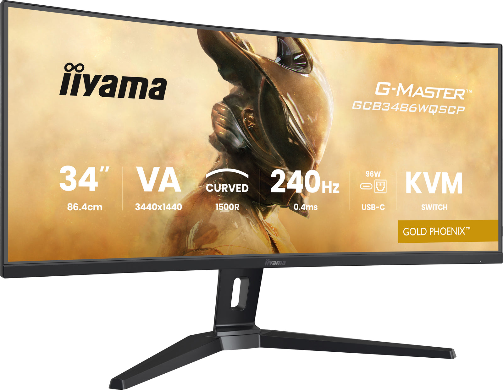 iiyama G-Master GCB3486WQSCP-B1 34" 240Hz UWQHD Gaming Monitor Gaming Monitor iiyama