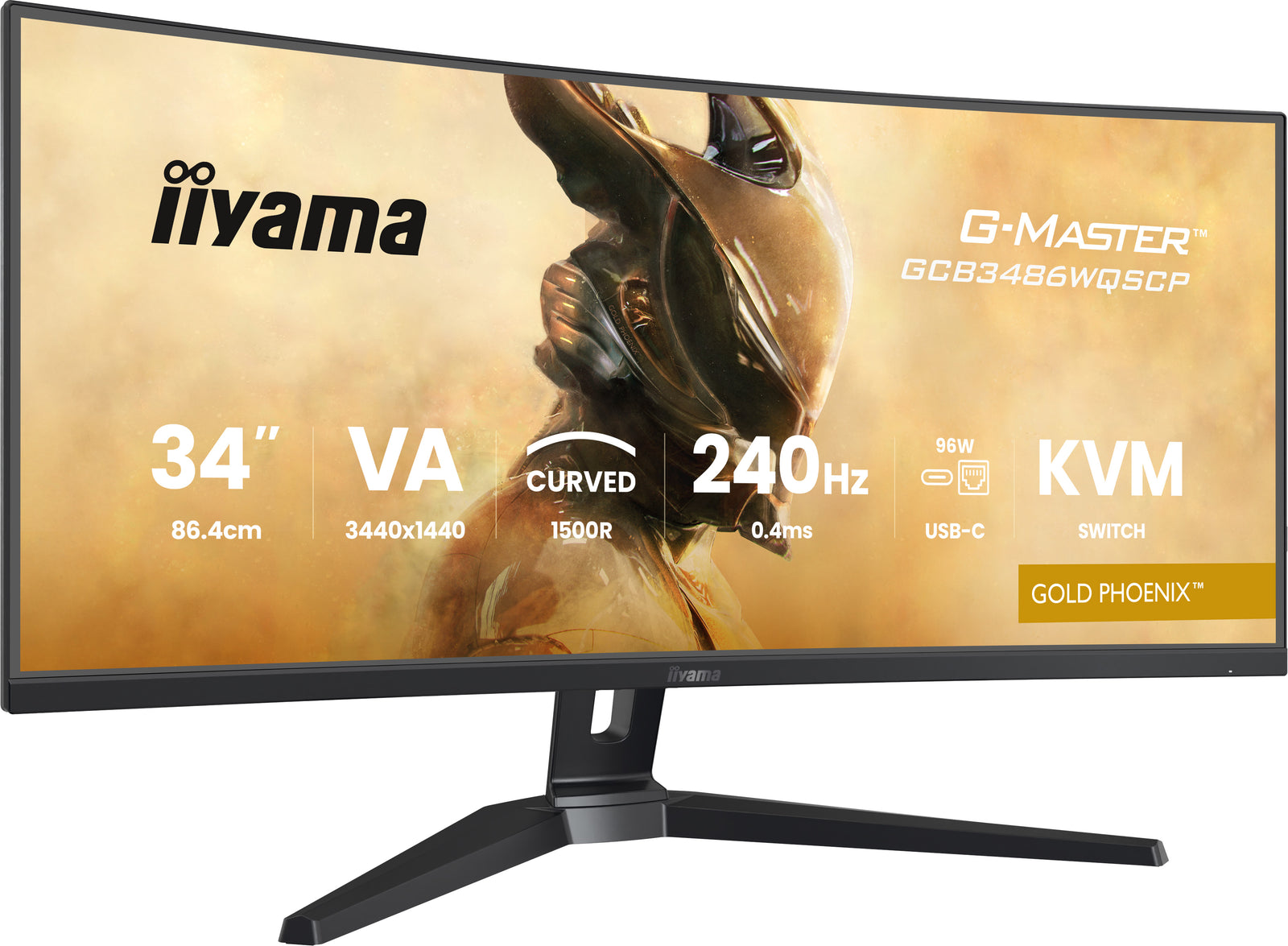 iiyama G-Master GCB3486WQSCP-B1 34" 240Hz UWQHD Gaming Monitor Gaming Monitor iiyama