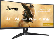 iiyama G-Master GCB3486WQSCP-B1 34" 240Hz UWQHD Gaming Monitor Gaming Monitor iiyama