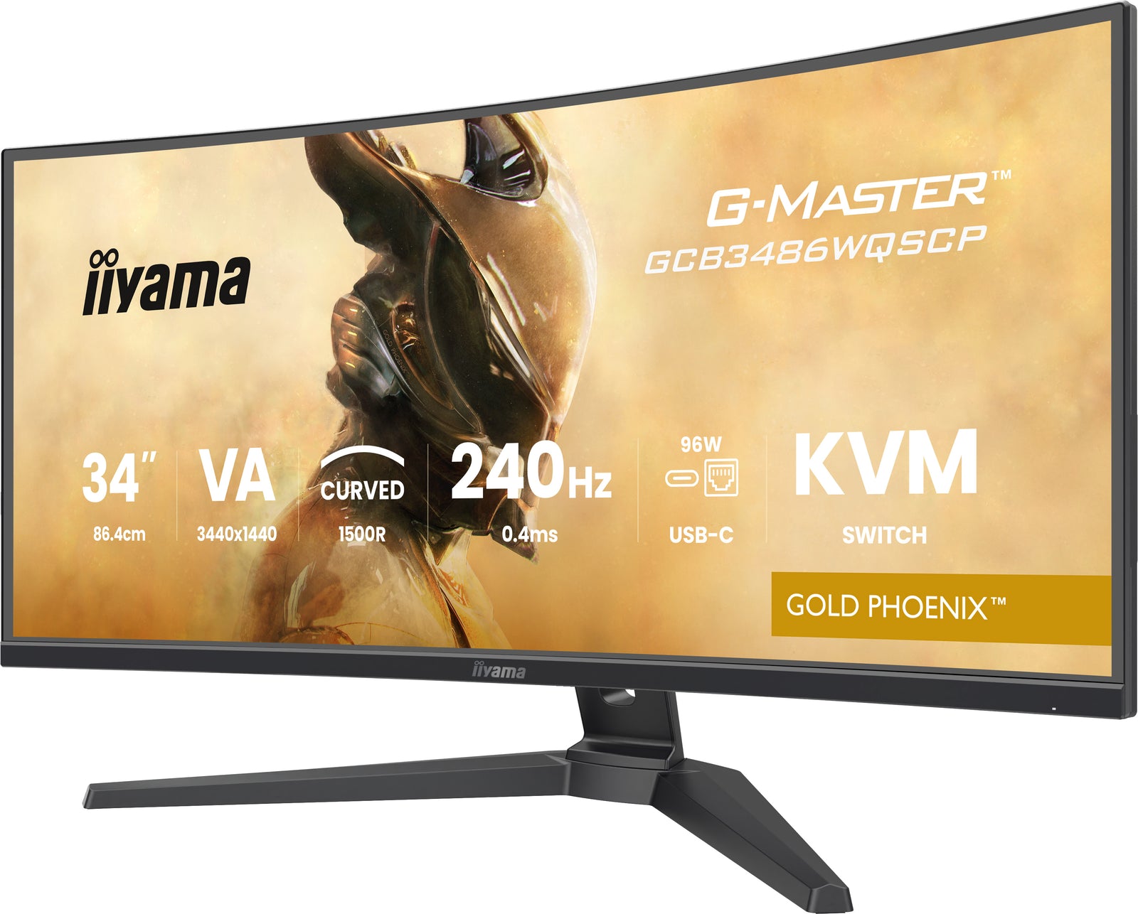 iiyama G-Master GCB3486WQSCP-B1 34" 240Hz UWQHD Gaming Monitor Gaming Monitor iiyama