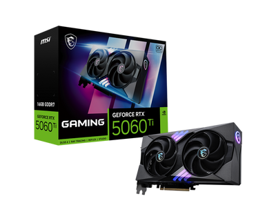 MSI GeForce RTX 5060 Ti Gaming OC 16GB GDDR7 Graphics Card | GEFORCE RTX 5060 TI 16G GAMING OC NVIDIA Graphics Card MSI