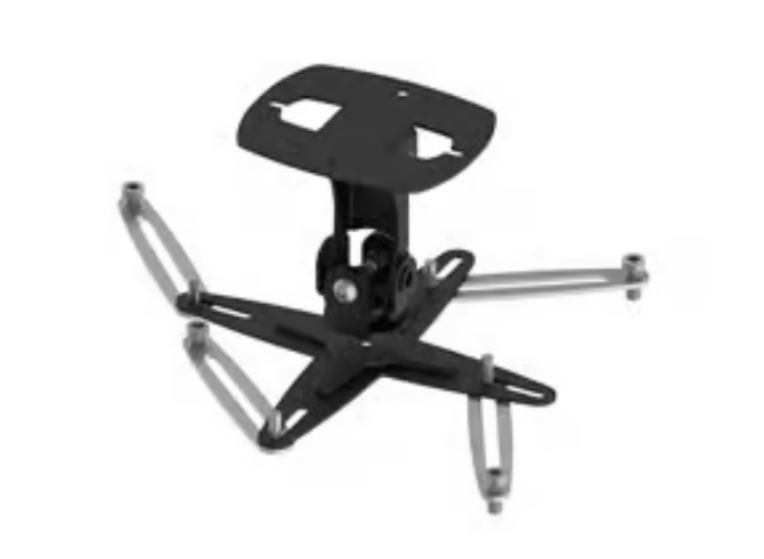 Unicol GKUX Compact Universal Gyrolock Projector Mount, Black | Up To 12kg Projector Mount Unicol