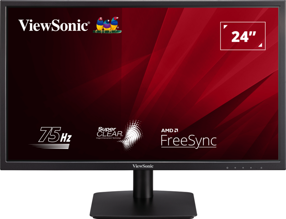 ViewSonic VA2405-H 24” 75Hz 1080p Monitor With HDMI And VGA Input Desktop Monitor ViewSonic