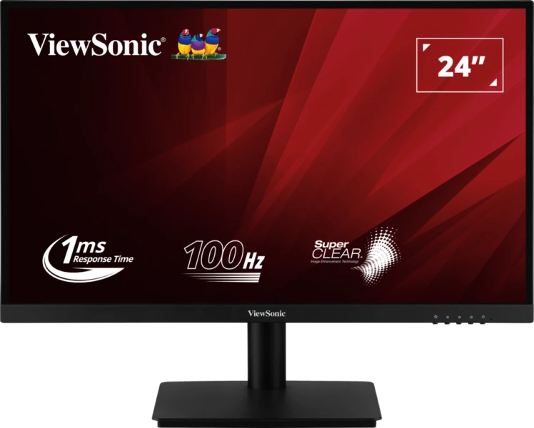 Viewsonic VA2406-H 24” Full HD 100 Hz Monitor with Fast 1ms Response Time Desktop Monitor ViewSonic