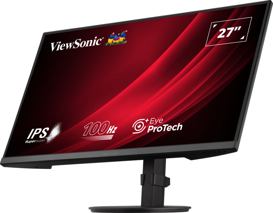 ViewSonic VA2708-HDJ 27” IPS Full HD 100Hz Ergonomic Monitor Desktop Monitor ViewSonic
