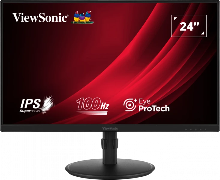 Viewsonic VG2408A 24” IPS Full HD Ergonomic Monitor with USB Hub Desktop Monitor ViewSonic