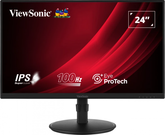 Viewsonic VG2408A 24” IPS Full HD Ergonomic Monitor with USB Hub Desktop Monitor ViewSonic