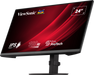 ViewSonic VG2408A-MHD 24” IPS Full HD Ergonomic Monitor with Built-in Speakers Desktop Monitor ViewSonic