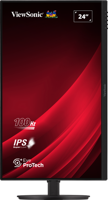 ViewSonic VG2408A-MHD 24” IPS Full HD Ergonomic Monitor with Built-in Speakers Desktop Monitor ViewSonic