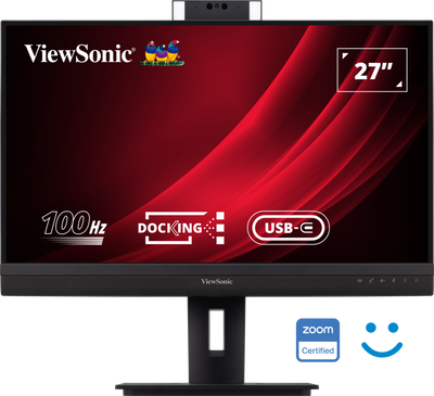 ViewSonic VG2757V-2K 27" 100Hz QHD Video Conferencing Docking Monitor Desktop Monitor ViewSonic