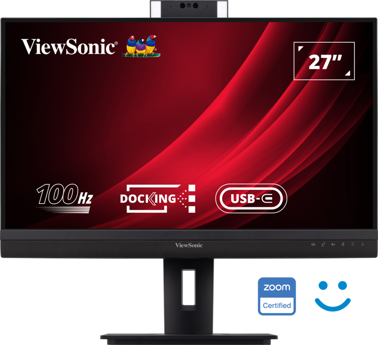 ViewSonic VG2757V-2K 27" 100Hz QHD Video Conferencing Docking Monitor Desktop Monitor ViewSonic