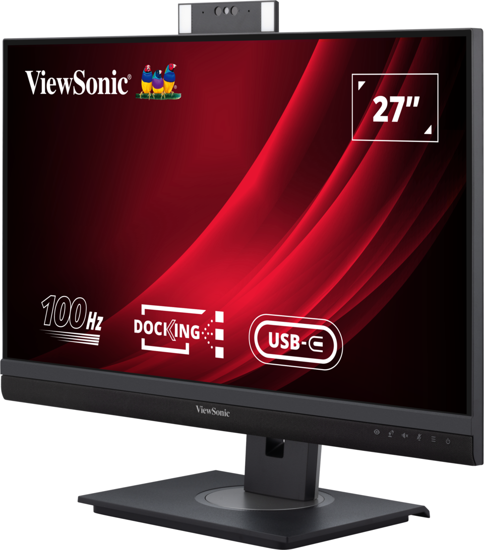 ViewSonic VG2757V-2K 27" 100Hz QHD Video Conferencing Docking Monitor Desktop Monitor ViewSonic