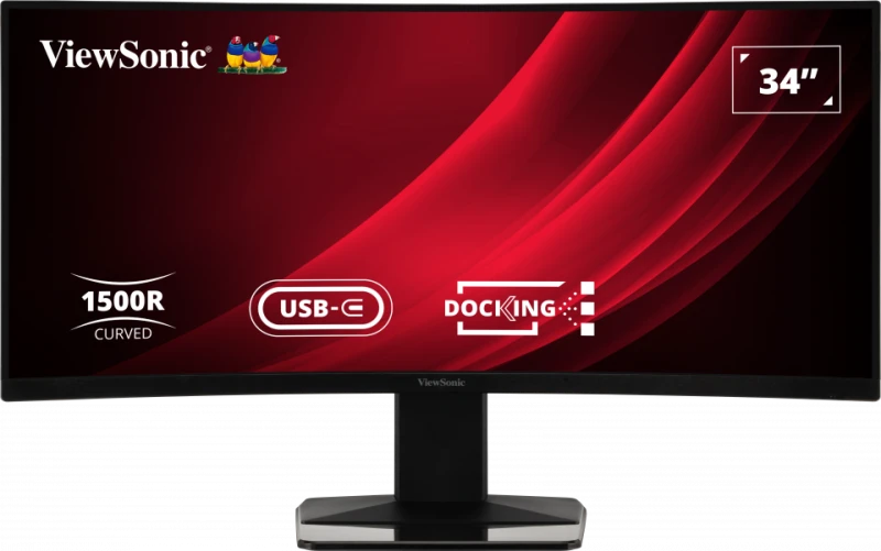 ViewSonic VG3419C 34" UWQHD Curved Docking Monitor Desktop Monitor ViewSonic