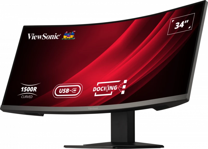 ViewSonic VG3419C 34" UWQHD Curved Docking Monitor Desktop Monitor ViewSonic