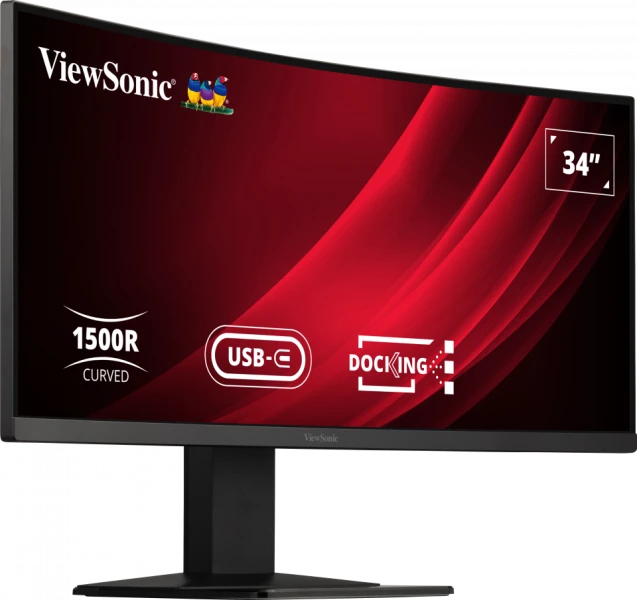 ViewSonic VG3419C 34" UWQHD Curved Docking Monitor Desktop Monitor ViewSonic