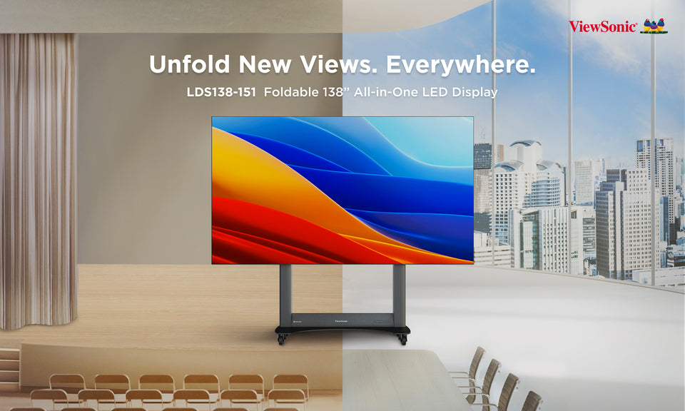 ViewSonic LDS138-151 Foldable 138” All-in-One LED Display All-In-One Display ViewSonic