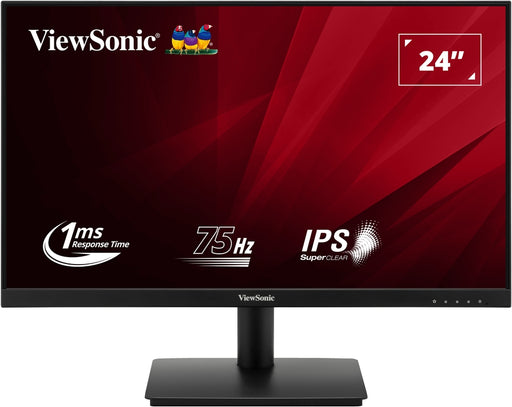 ViewSonic VA240-H-2 24” Full HD 75Hz Monitor with Fast 1ms Response Time Desktop Monitor ViewSonic