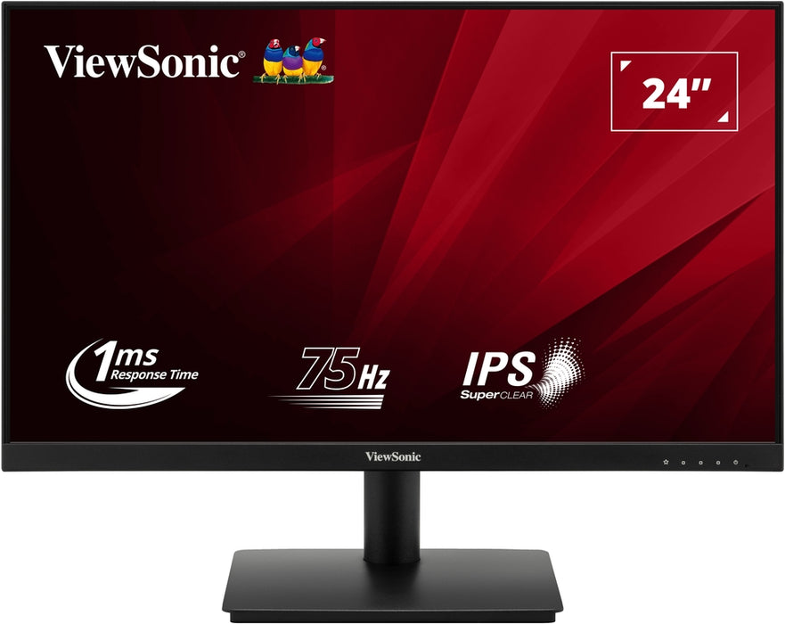 ViewSonic VA240-H-2 24” Full HD 75Hz Monitor with Fast 1ms Response Time Desktop Monitor ViewSonic