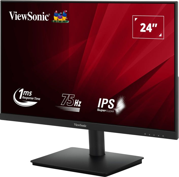 ViewSonic VA240-H-2 24” Full HD 75Hz Monitor with Fast 1ms Response Time Desktop Monitor ViewSonic