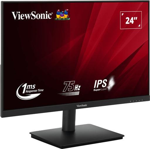 ViewSonic VA240-H-2 24” Full HD 75Hz Monitor with Fast 1ms Response Time Desktop Monitor ViewSonic