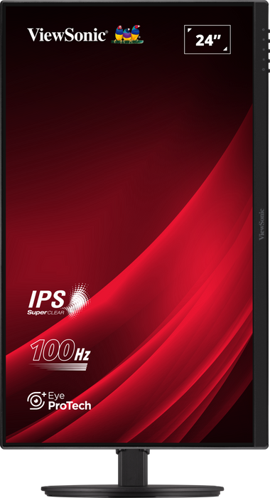 ViewSonic VA2408-HDJ 24” IPS Full HD 100Hz Ergonomic Monitor with Fast 1ms Response Time Desktop Monitor ViewSonic