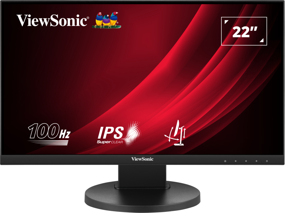 ViewSonic VG2208A-HD 22” Full HD 100Hz Ergonomic Monitor Desktop Monitor ViewSonic