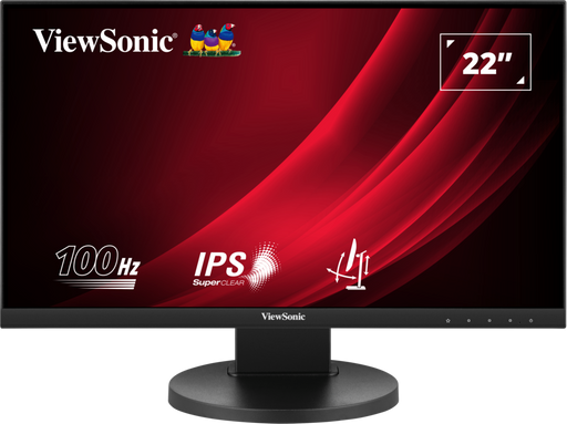 ViewSonic VG2208A 22” Full HD 100Hz Ergonomic Monitor with USB Hub Desktop Monitor ViewSonic