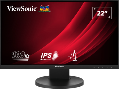 ViewSonic VG2208A-HD 22” Full HD 100Hz Ergonomic Monitor Desktop Monitor ViewSonic