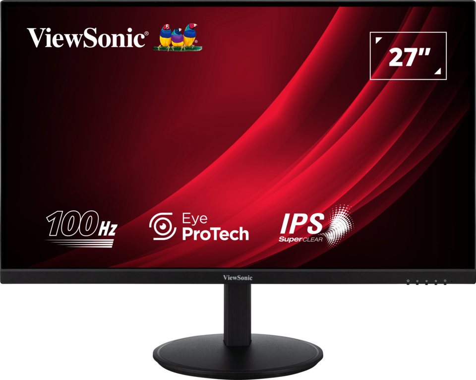 ViewSonic VG2709-2K-MHD-2 27” QHD 100Hz Monitor with Dual Speakers Desktop Monitor ViewSonic