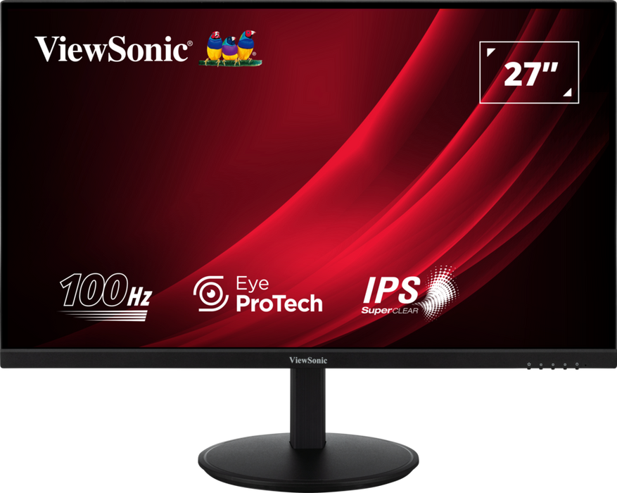 ViewSonic VG2709-2K-MHD-2 27” QHD 100Hz Monitor with Dual Speakers Desktop Monitor ViewSonic