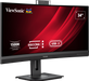ViewSonic VG3457CV 34" UWQHD 21:9 Curved Video Conferencing Docking Monitor Desktop Monitor ViewSonic