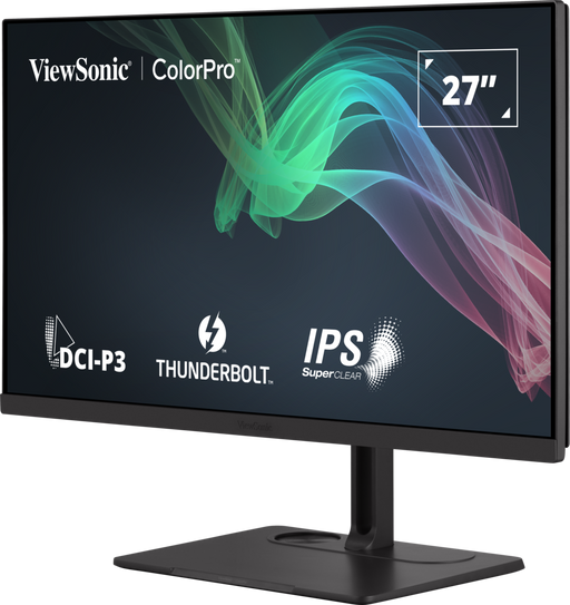ViewSonic VP2776T-4K 27" 4K Thunderbolt™ 4 Monitor with 98% DCI-P3 and 100% sRGB Coverage Desktop Monitor ViewSonic