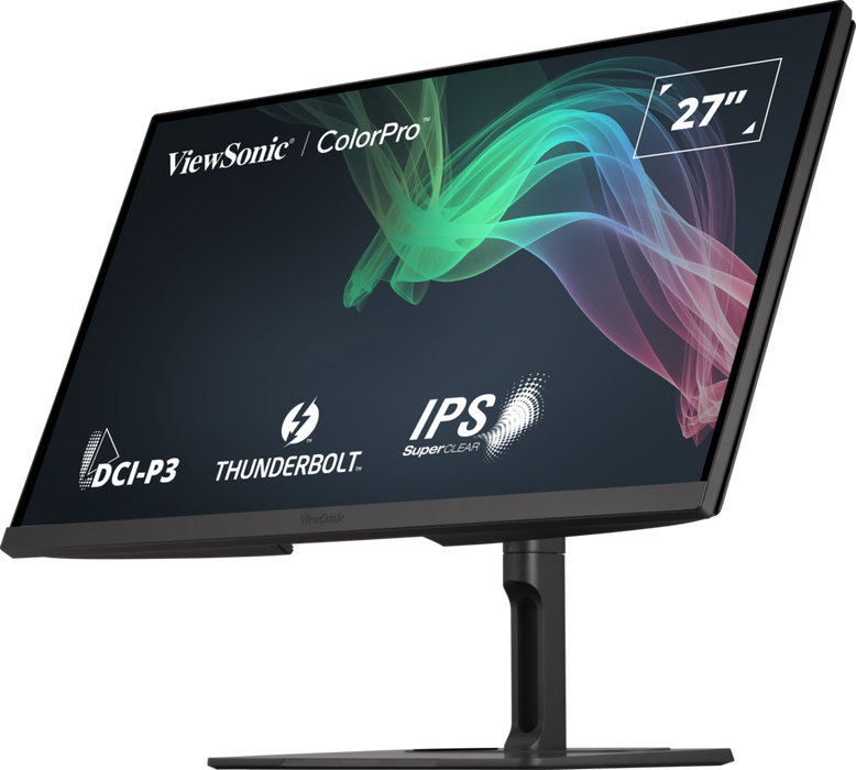 ViewSonic VP2776T-4K 27" 4K Thunderbolt™ 4 Monitor with 98% DCI-P3 and 100% sRGB Coverage Desktop Monitor ViewSonic