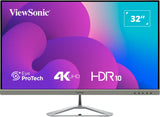 ViewSonic VX3276-4K-MHD-2 32” 60Hz 4K Frameless Entertainment Monitor