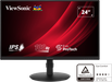 ViewSonic VA2408-HDJ 24” IPS Full HD 100Hz Ergonomic Monitor with Fast 1ms Response Time Desktop Monitor ViewSonic