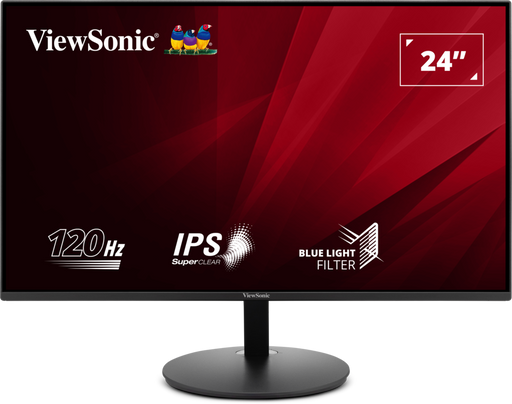 ViewSonic VA24E1-H 24” Full HD 120Hz Monitor with HDMI and VGA Desktop Monitor ViewSonic