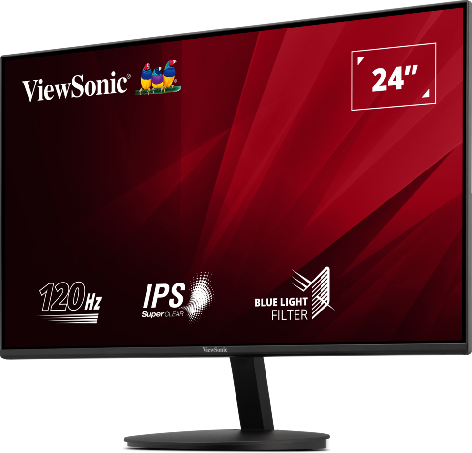 ViewSonic VA24E1-H 24” Full HD 120Hz Monitor with HDMI and VGA Desktop Monitor ViewSonic