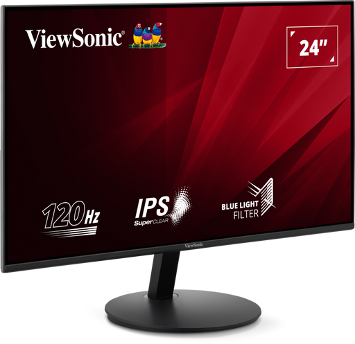 ViewSonic VA24E1-H 24” Full HD 120Hz Monitor with HDMI and VGA Desktop Monitor ViewSonic