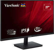 ViewSonic VA270-H-2 27” Full HD 100Hz Monitor with Fast 1ms Response Time Desktop Monitor ViewSonic