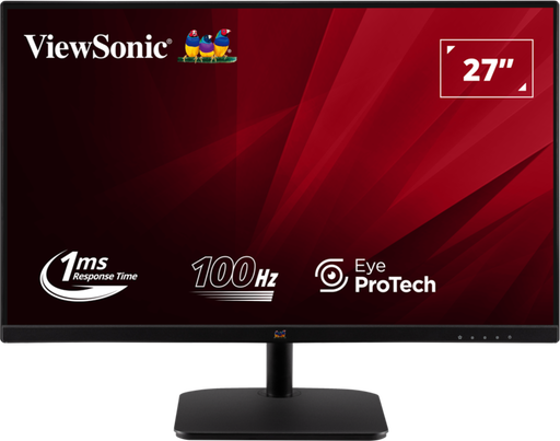 ViewSonic VA2732-H-2 27” Full HD 100Hz IPS Monitor with Fast 1ms Response Time Desktop Monitor ViewSonic
