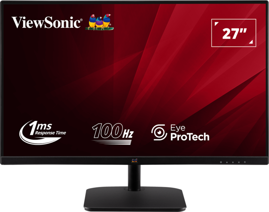 ViewSonic VA2732-H-2 27” Full HD 100Hz IPS Monitor with Fast 1ms Response Time Desktop Monitor ViewSonic