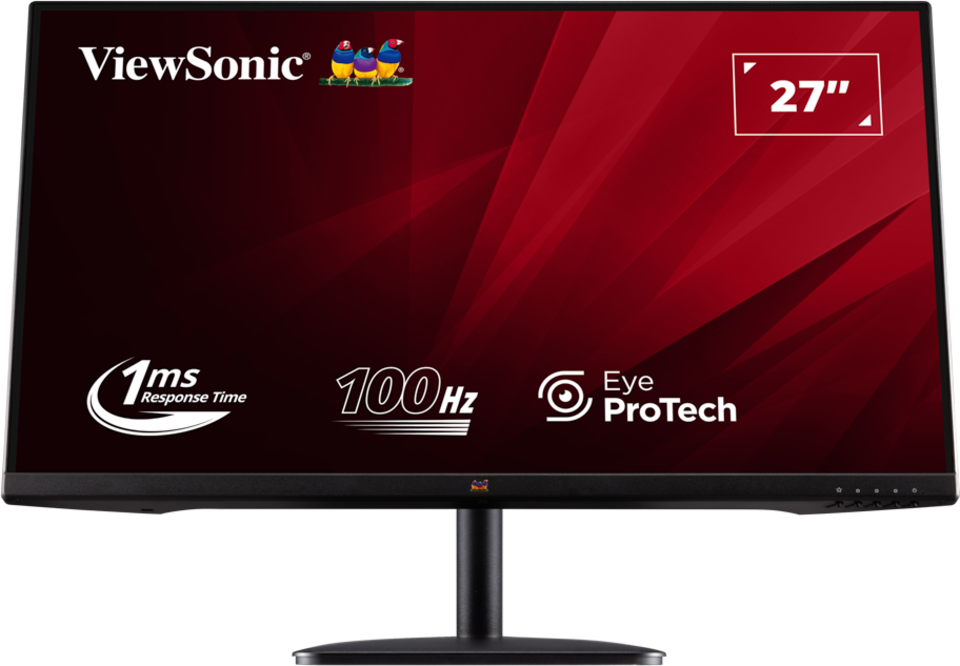 ViewSonic VA2732-H-2 27” Full HD 100Hz IPS Monitor with Fast 1ms Response Time Desktop Monitor ViewSonic