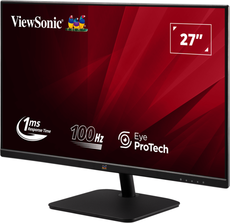 ViewSonic VA2732-H-2 27” Full HD 100Hz IPS Monitor with Fast 1ms Response Time Desktop Monitor ViewSonic