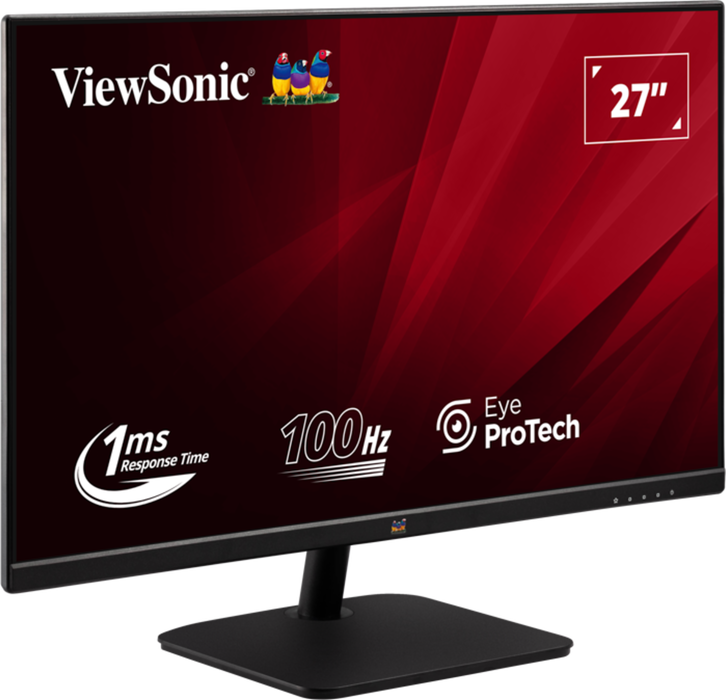 ViewSonic VA2732-H-2 27” Full HD 100Hz IPS Monitor with Fast 1ms Response Time Desktop Monitor ViewSonic