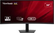 ViewSonic VA3420C 34” UWQHD 21:9 IPS Curved Monitor with USB-C Hub Desktop Monitor ViewSonic