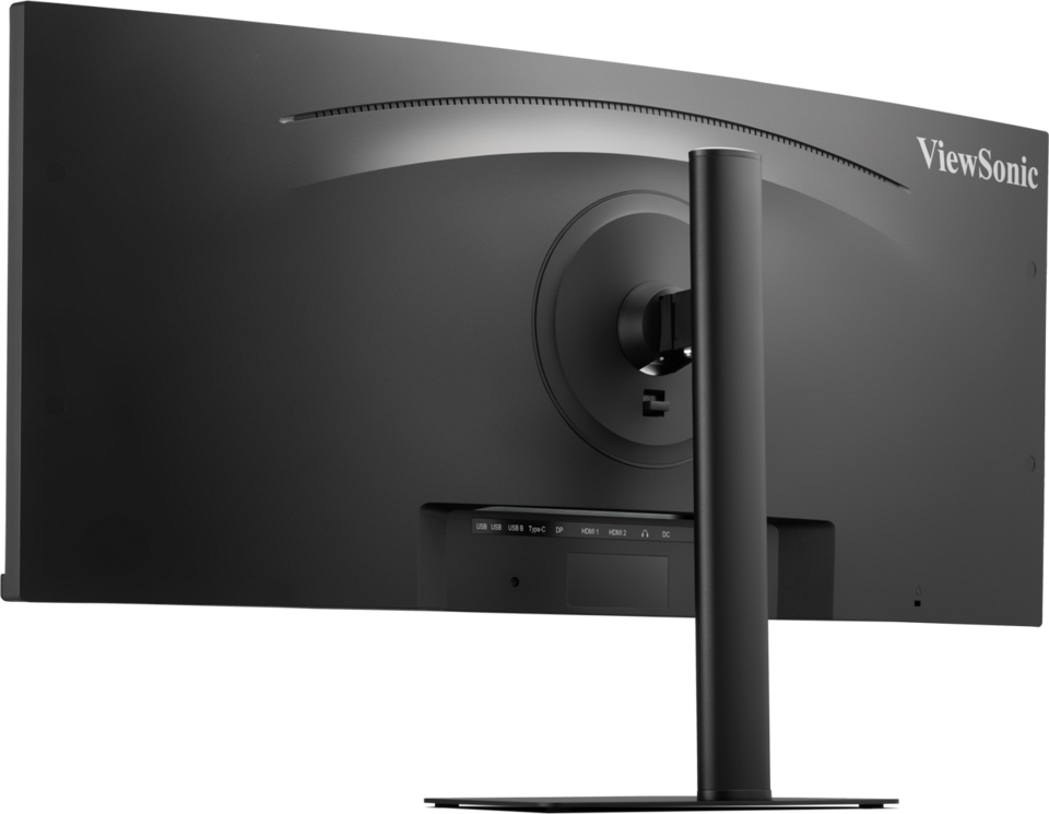 ViewSonic VA3420C 34” UWQHD 21:9 IPS Curved Monitor with USB-C Hub Desktop Monitor ViewSonic