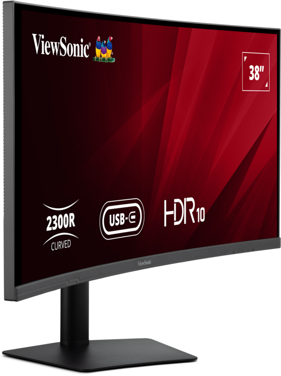 ViewSonic VA3820C 38” UWQHD+ 21:9 IPS Curved Monitor with USB-C Hub Desktop Monitor ViewSonic