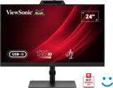 ViewSonic VG2441V 24” FHD USB-C Video Conferencing Monitor with Windows Hello–Certified Webcam